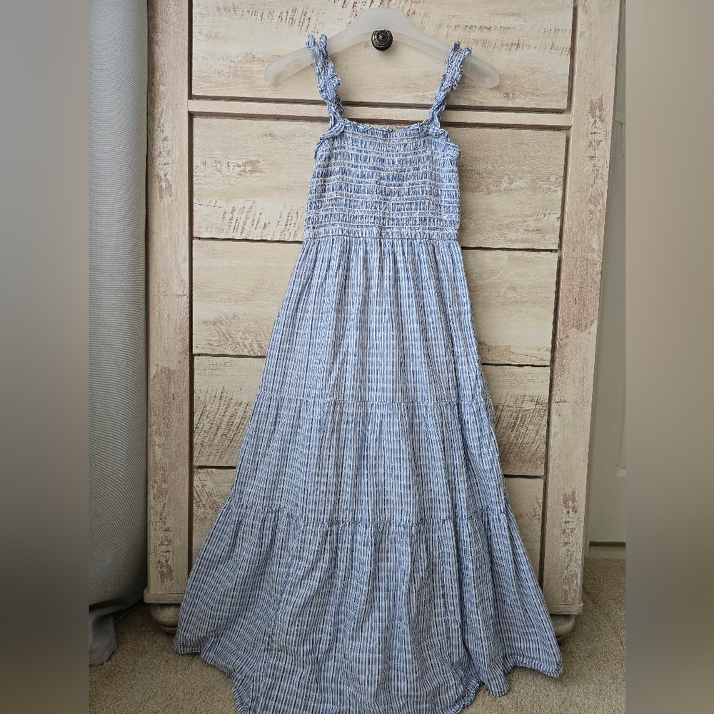 American Eagle Ruffle Smocked Midi Dress - Picture 3 of 7